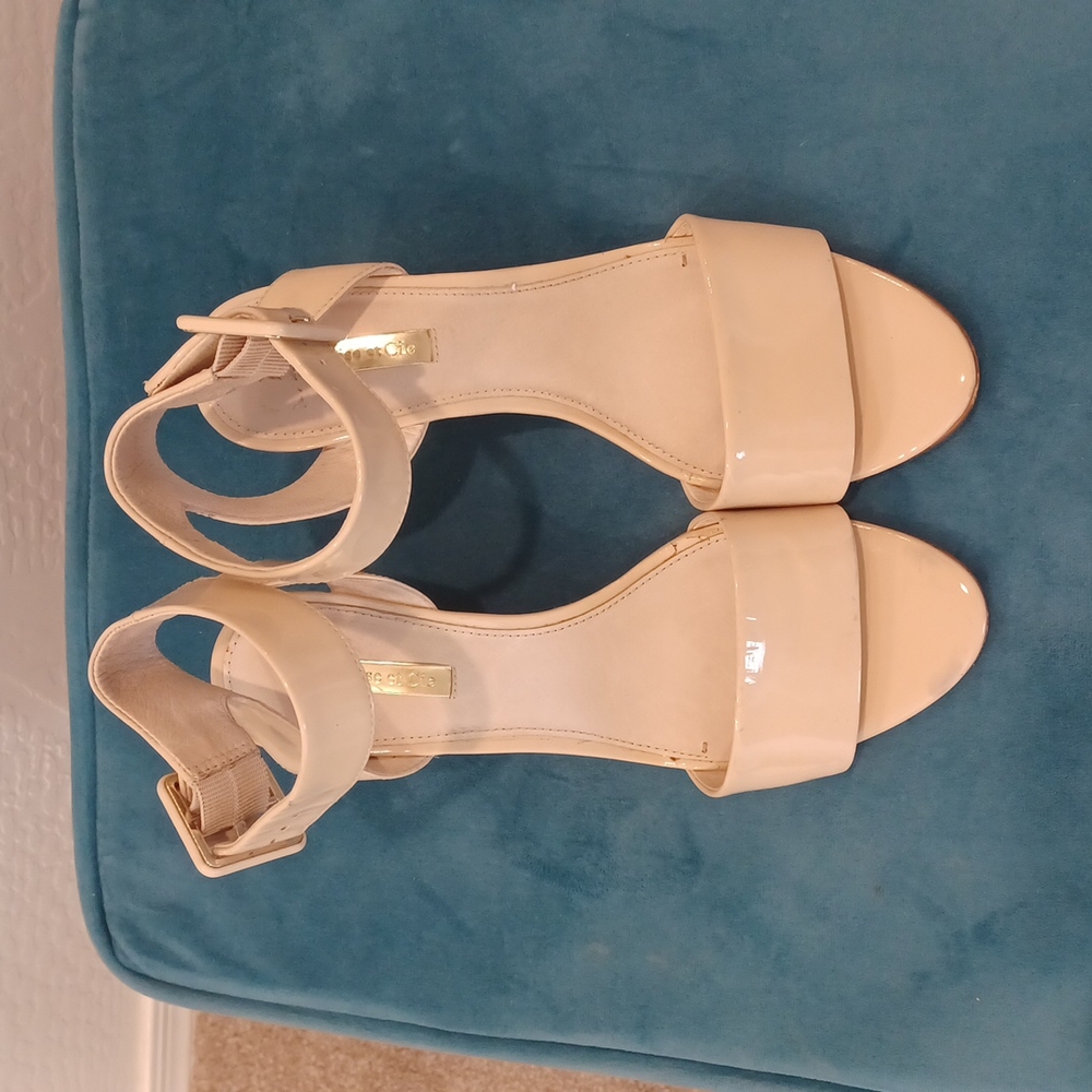 Cream/natural, 8.5 size, Louise Et Cie, sandal